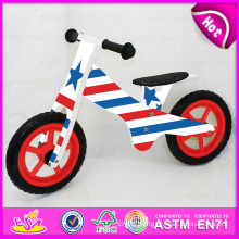 New Design with CE 12 Inch Wooden Bicycle for Kids, Classic Balance Bike Ride on Play Set, Bottom Price Cheap Kids Bicycle W16c118